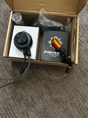 Atom Tattoo Rotary Machine Kit - Black and Orange